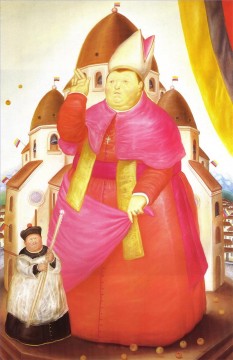 Cardenal Fernando Botero Pinturas al óleo